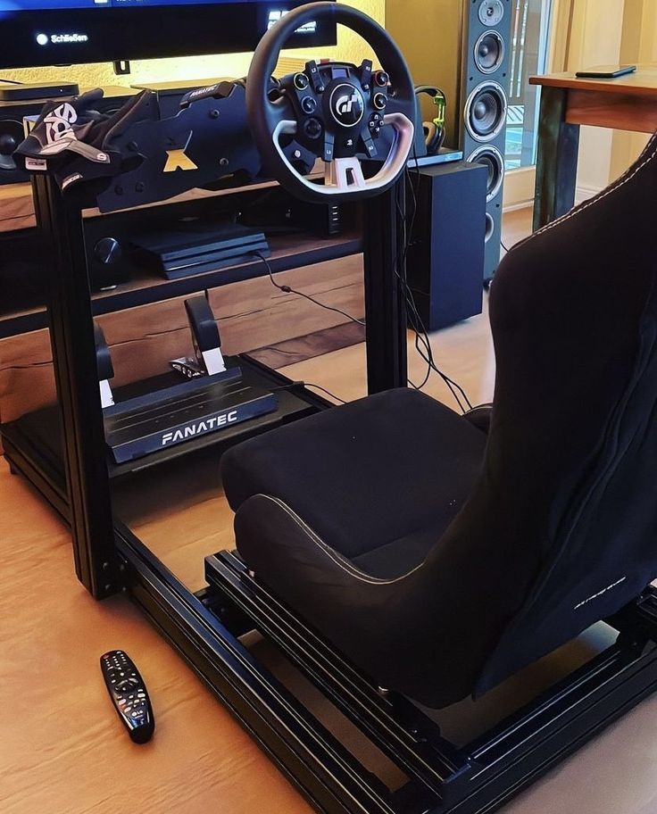 Real SimXPro X80 home sim racing cockpit setup