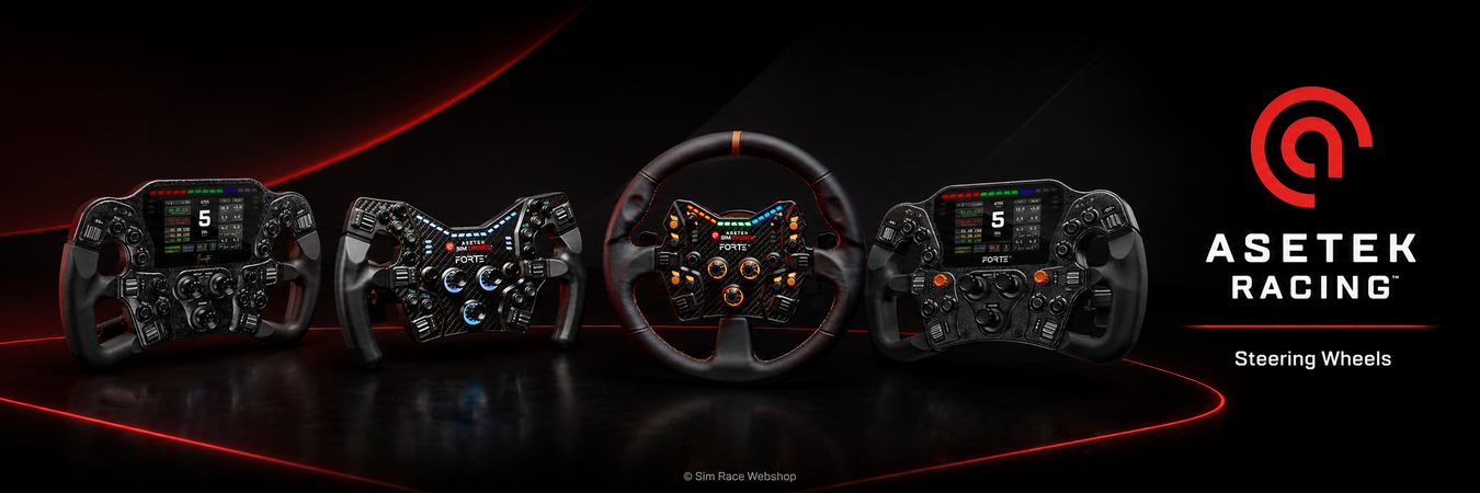 Asetek SimSports Steering Wheels