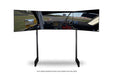 Next Level Racing ELITE FREESTANDING TRIPLE MONITOR STAND ADD ON CARBON GREY - Front view