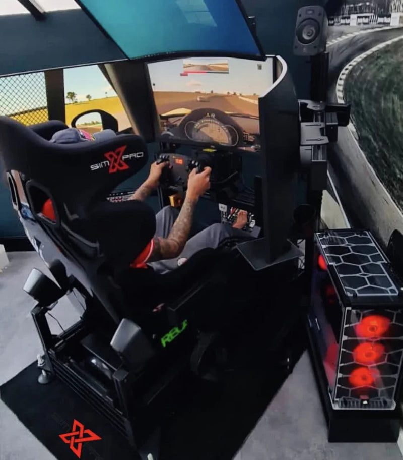 SimXPro XT160 GT Sim Racing Cockpit SimXPro SimXPro Aluminium Frames  Sim Race Webshop B.V.