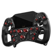 Asetek SimSports Invicta Formula Wheel – Red on Black Edition Asetek SimSports Asetek SimSports Steering Wheel  Sim Race Webshop B.V.