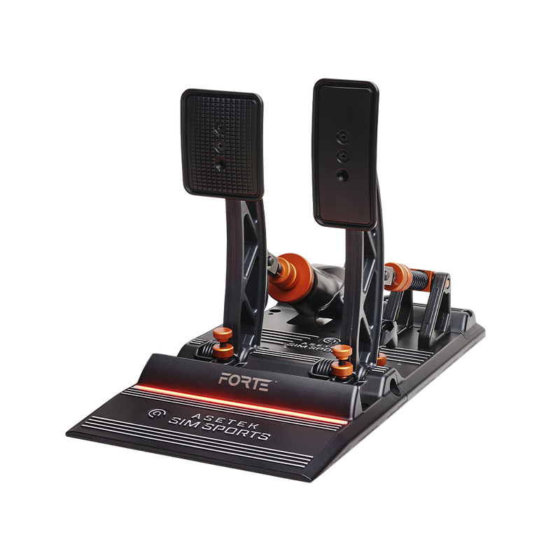 Asetek Simsports Forte™ Sim Racing Pedales Freno y Acelerador