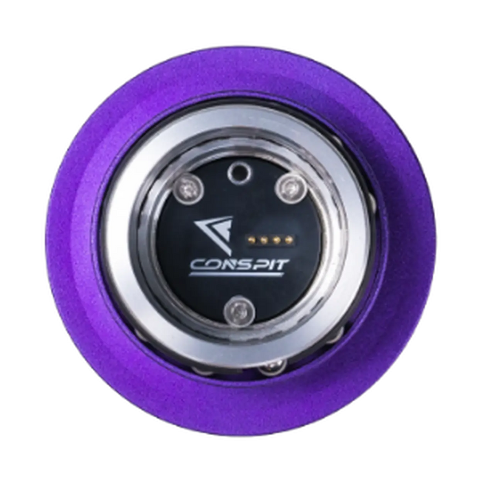 Conspit CDR Quick Release Adapter – 50 mm PCD (Purple / Silver) Conspit