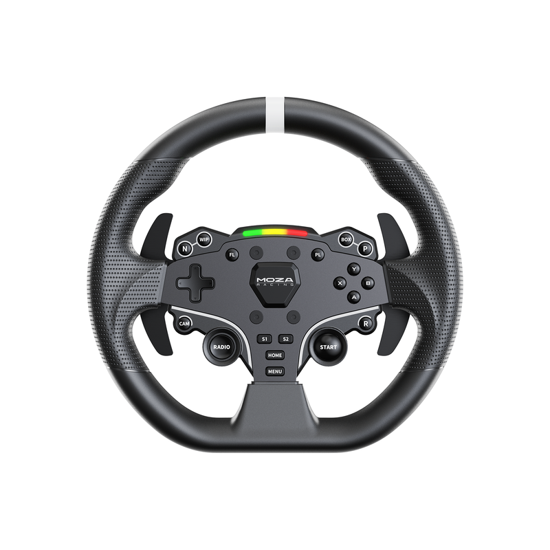 MOZA ES Lite 280 mm steering wheel included in the R5 Pro bundle