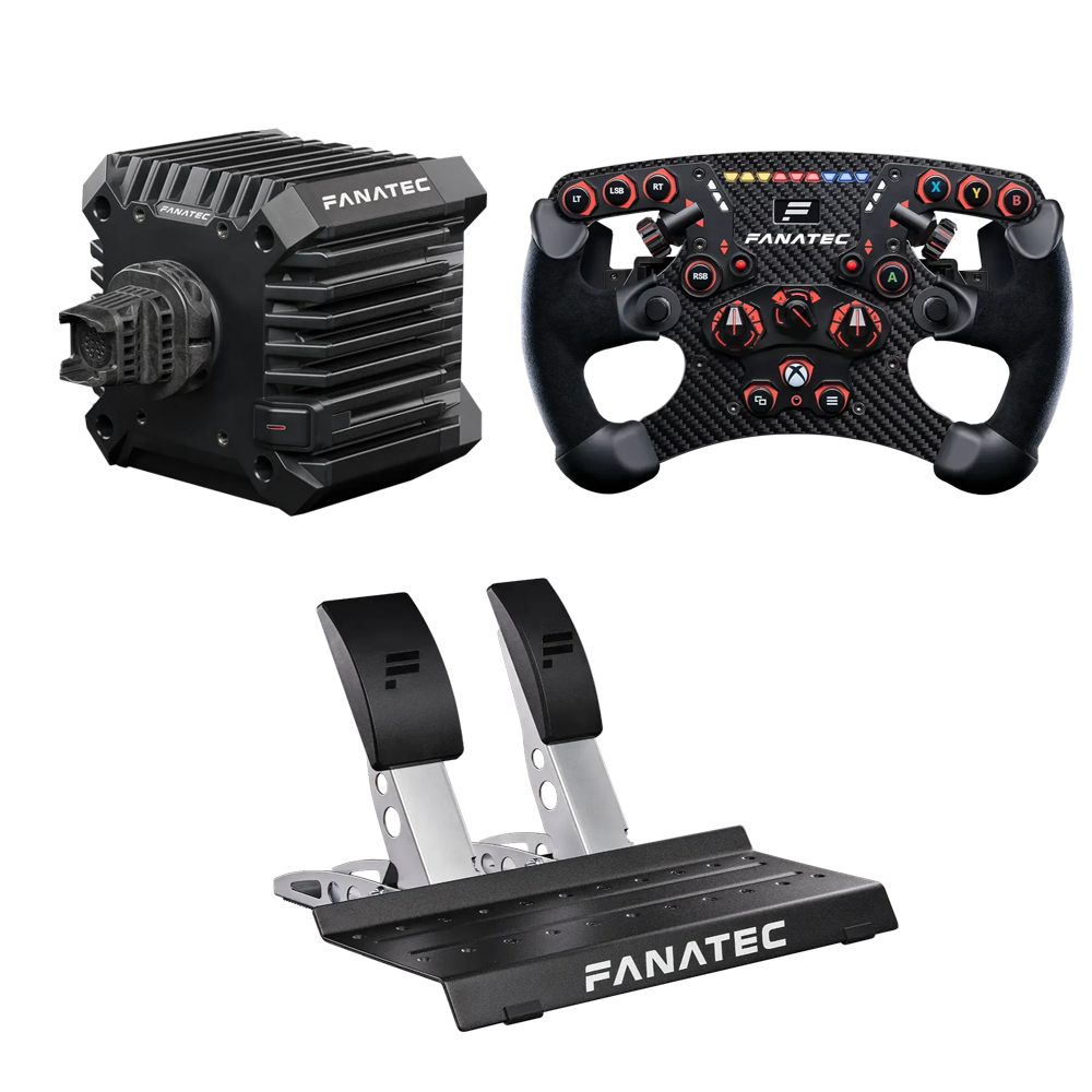 Fanatec Formula V2.5X + QR2 + APM セット Fanatec ClubSport Formula V2.5 QR2 Steering Wheel | Simufy