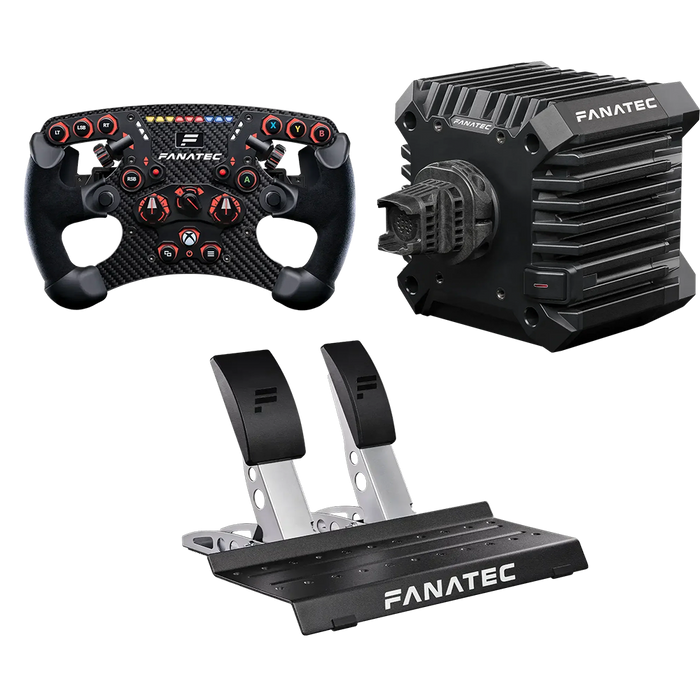Fanatec CSL DD QR2 (5 Nm) + Formula V2.5 X Wheel + CSL 2-Pedal Set Fanatec CSL DD QR2 (5 Nm) + Formula V2.5 X Wheel + CSL 2-Pedal Set