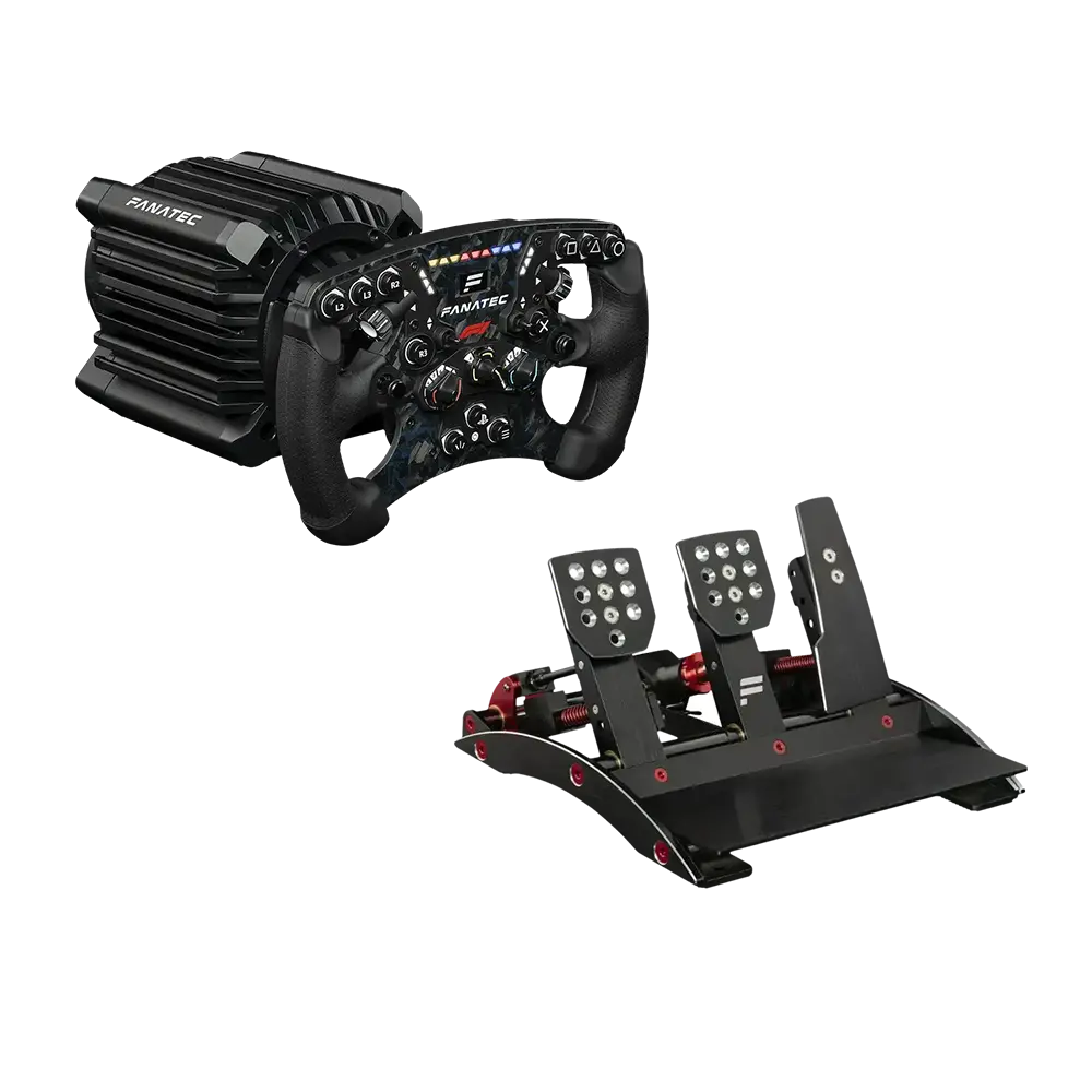 thrustmaster wheel with fanatec pedals Fanatec ClubSport Racing Wheel F1® (PlayStation / PC) + ClubSport — Sim  Race Webshop B.V