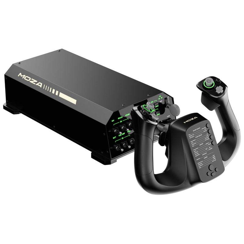 MOZA Racing MFY Yoke + AY210 Basis PC Sistema de control de vuelo