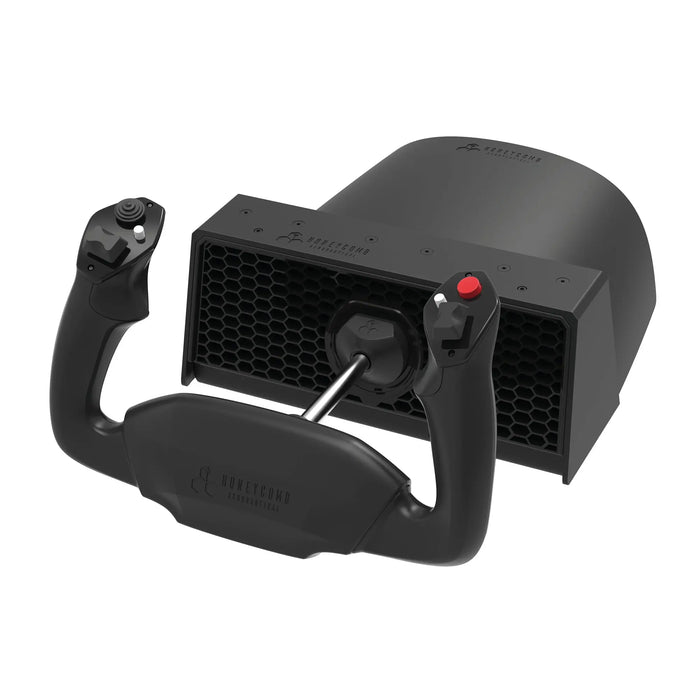 Honeycomb Alpha Flight Controls Lite Yoke + Switch Panel (PC/Mac) Honeycomb
