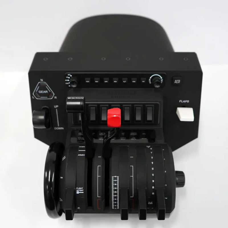Honeycomb Bravo Throttle Quadrant with Auto Pilot + Annunciator Panel (PC) Honeycomb Honeycomb Throttle  Sim Race Webshop B.V.