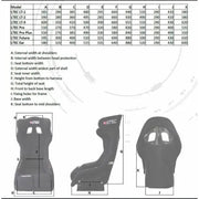 LTEC - LT-1 FIA Stoel Ltec Ltec Bucket seat  Sim Race Webshop B.V.
