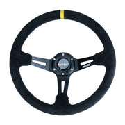 LTEC BAS ECO Steering Wheel Suede 350mm – 70mm Dish Ltec Ltec Steering Rim  Sim Race Webshop B.V.