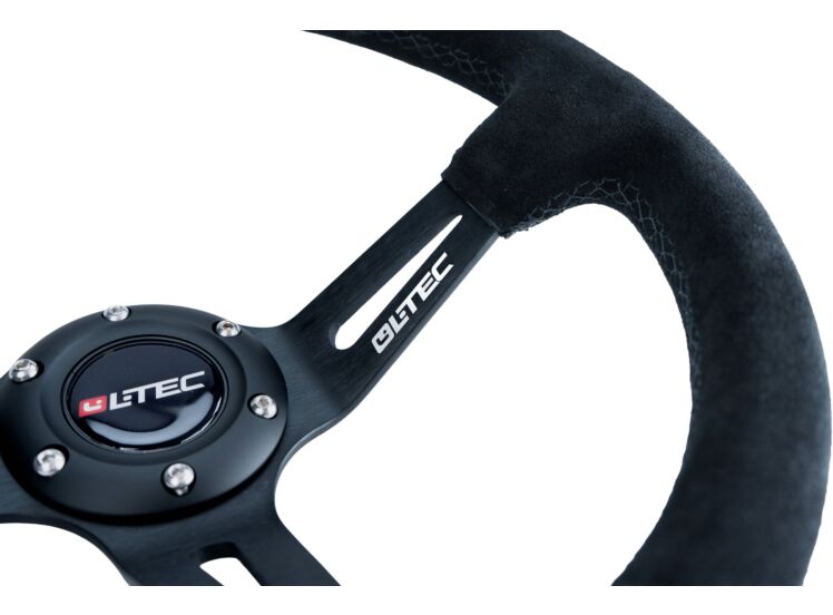 LTEC BAS ECO Steering Wheel Suede 350mm – 70mm Dish Ltec Ltec Steering Rim  Sim Race Webshop B.V.