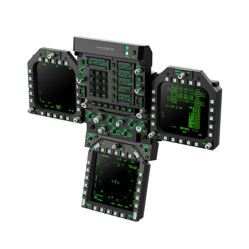 MOZA FMP18 Panel Bundle MOZA Racing MOZA Racing Flight Instrumenten Panel  Sim Race Webshop B.V.