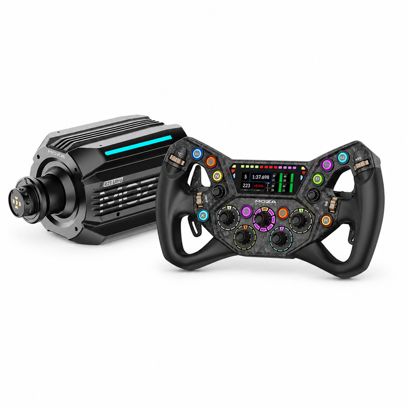 MOZA R21 Ultra DD Wheel Base + KS Pro Steering Wheel Bundle MOZA Racing MOZA Racing Wheel base + wheel  Sim Race Webshop B.V.