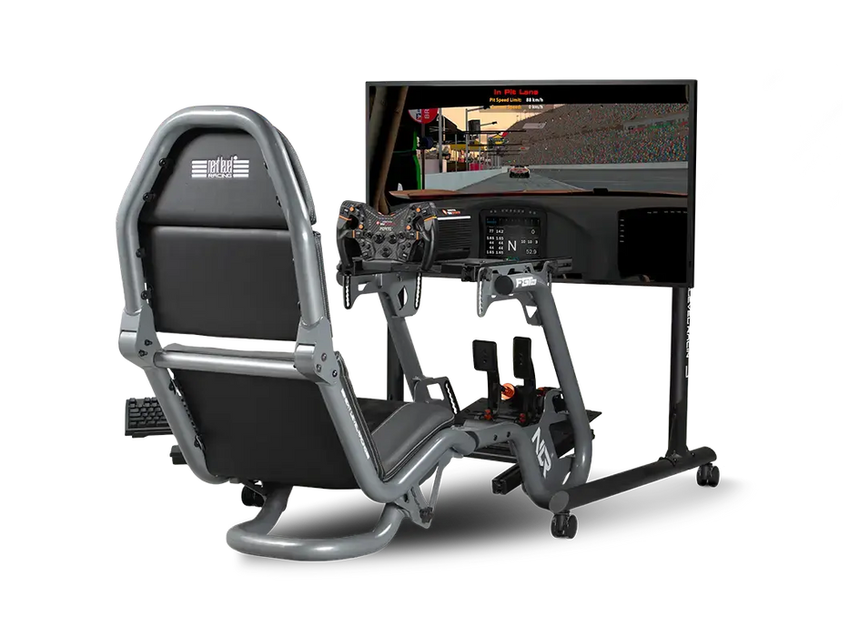 Next Level Racing® Round Tube Freestanding Single Monitor Stand (Up to 65”)