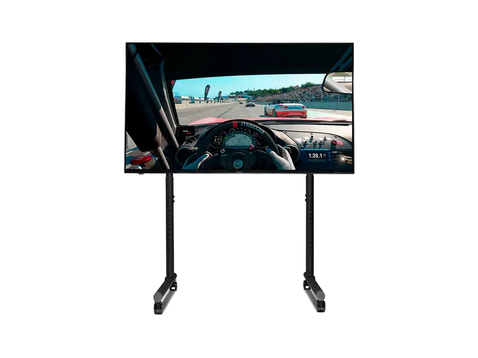 Next Level Racing® Round Tube Freestanding Single Monitor Stand (Up to 65”)