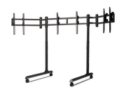 Next Level Racing® Round Tube Freestanding Triple Monitor Stand (Up to 3 x 43”) - Sim Race Webshop B.V. Monitor Stand  Next Level Racing