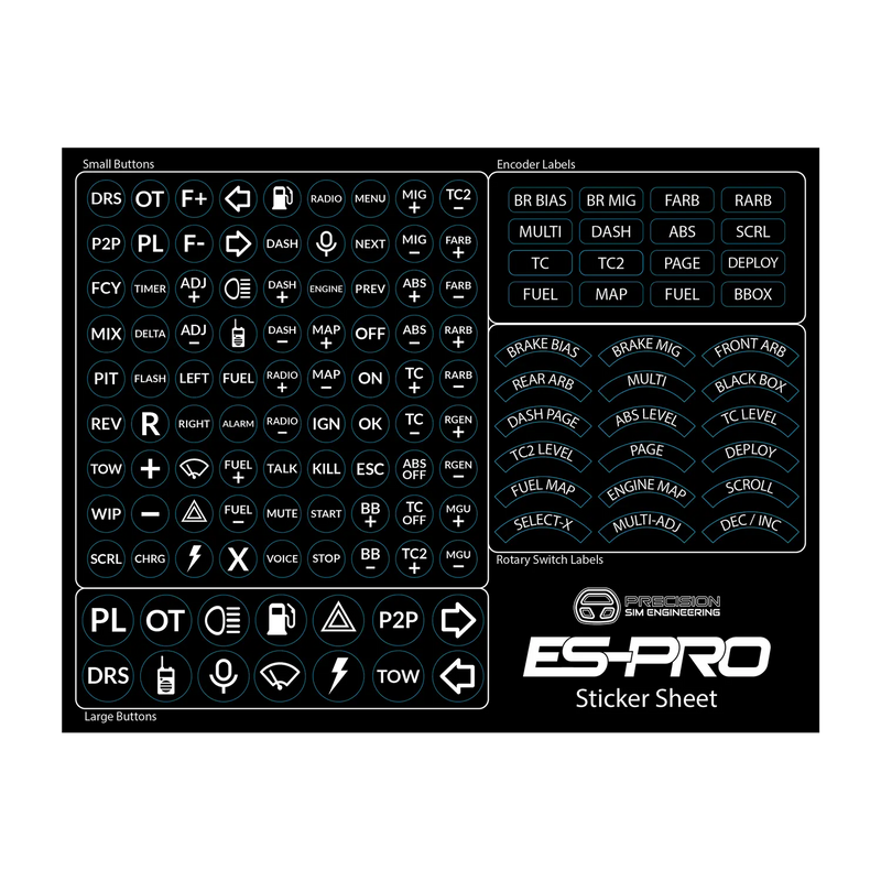 Precision Sim Engineering ES-Pro Steering Wheel Precision Sim Engineering Precision Sim Engineering Steering Wheel  Sim Race Webshop B.V.