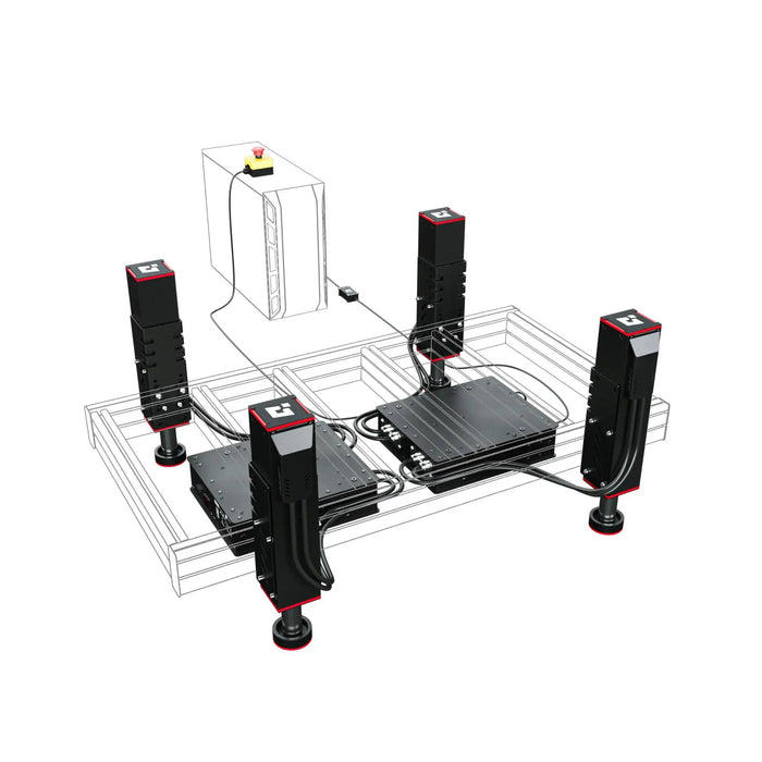 Qubic System - QS-210-PL 3-DOF 4 Axis Motion system Motion System, Qubic System