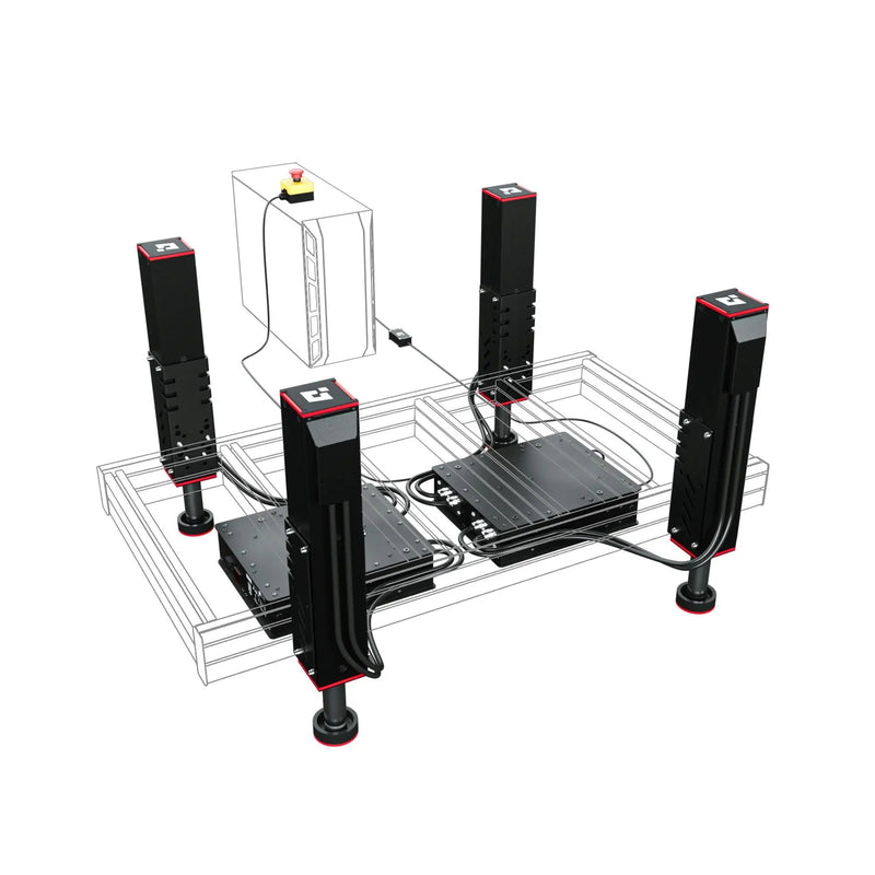 Qubic System - QS-220-PL 3-DOF 4 Axis Motion system Qubic System Qubic System Motion System  Sim Race Webshop B.V.