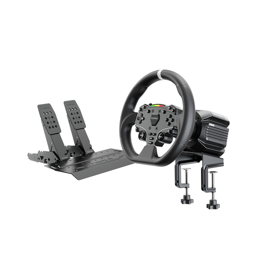 MOZA R5 Pro Racing Simulator Bundle with wheel base, ES Lite wheel and SR-P Lite2 pedals