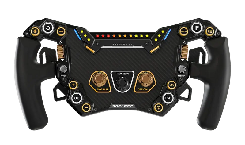 SOELPEC Spectra LT – Formula-Style RGB Sim Racing Wheel Soelpec Soelpec Steering Wheel  Sim Race Webshop B.V.