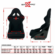 SimXPro GT Sim Racing Seat SimXPro SimXPro Bucket seat  Sim Race Webshop B.V.