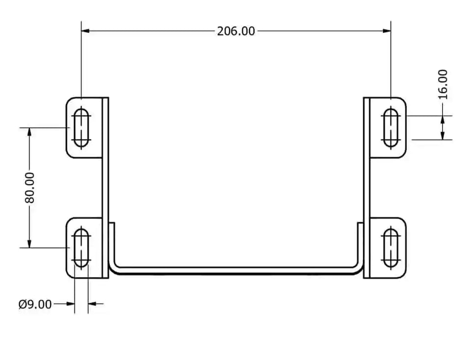 Sim-Lab - Servomotorhalter – Einstellbare Version