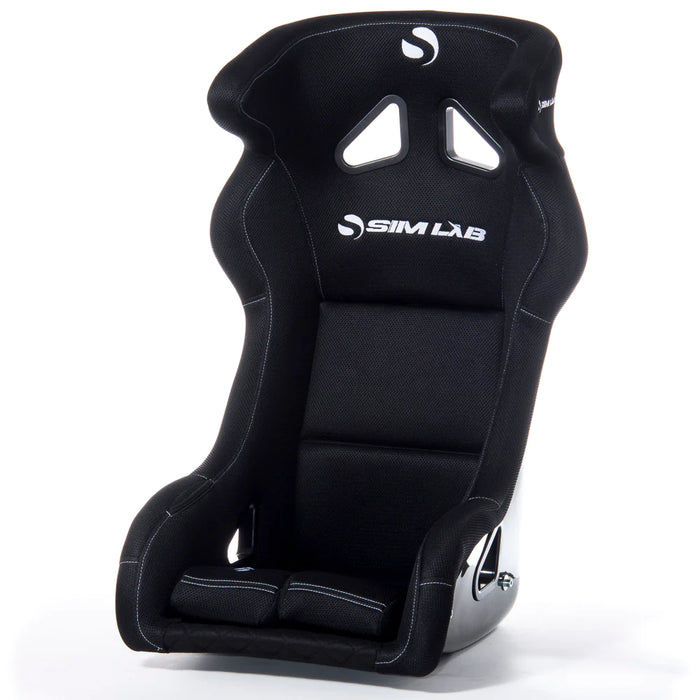 Sim-Lab Speed 1 Sim Racing Bucket Seat - Black - Large