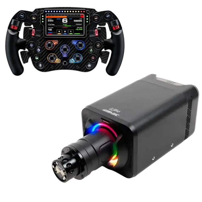 Simagic Alpha EVO (12Nm) + Simagic FX Pro Steering Wheel V2 Bundle Simagic