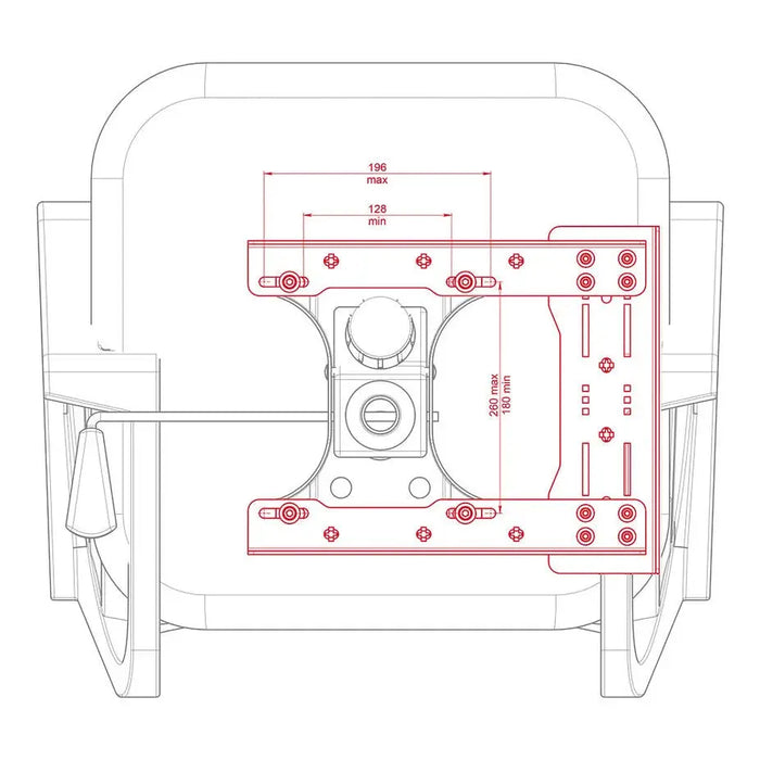 VIRPIL Controls Chair Mount – Collective Base Adapter (Black) Virpil Controls