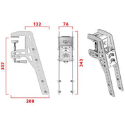 VIRPIL Controls Desk Mount – Black (Size L) Virpil Controls Virpil Controls Flight accessoires  Sim Race Webshop B.V.