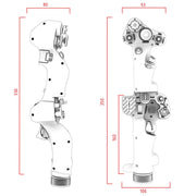 VIRPIL Controls Dual-SF Collective Grip, RGB (Two-Handed) – Black Virpil Controls Virpil Controls Flight stick  Sim Race Webshop B.V.