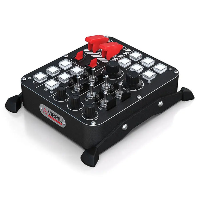 VIRPIL Controls Universal Control Panel #1 – RGB – 27 Inputs (Black) Virpil Controls