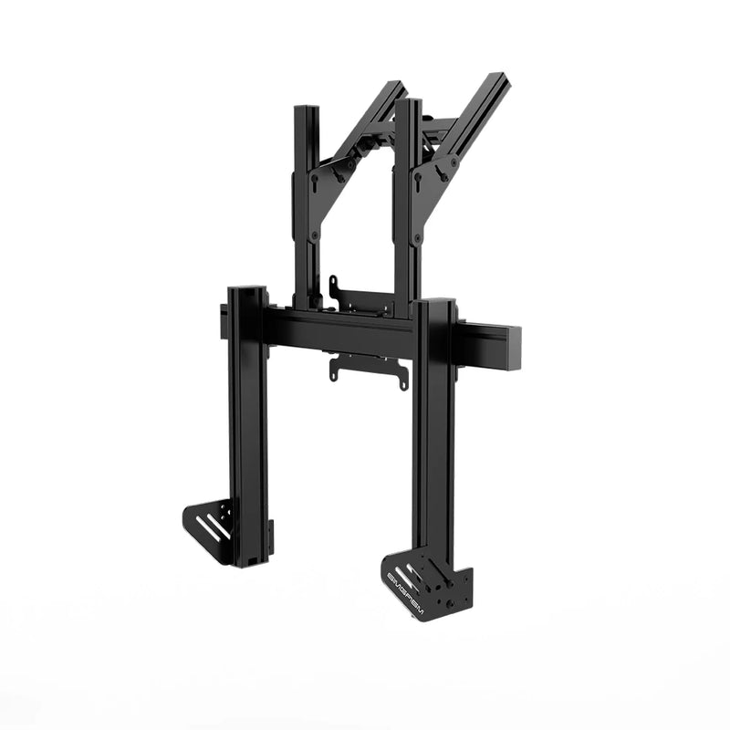 SIMGASM | Apex Integrated double monitor stand Vesa 75/200 SIMGASM SIMGASM Monitorstand  Sim Race Webshop B.V.
