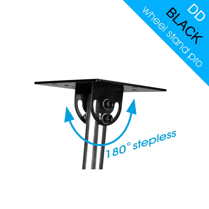 Wheel Stand Pro DD for Logitech, Fanatec, Moza Racing R9, R12 - BLACK Wheel Stand Pro