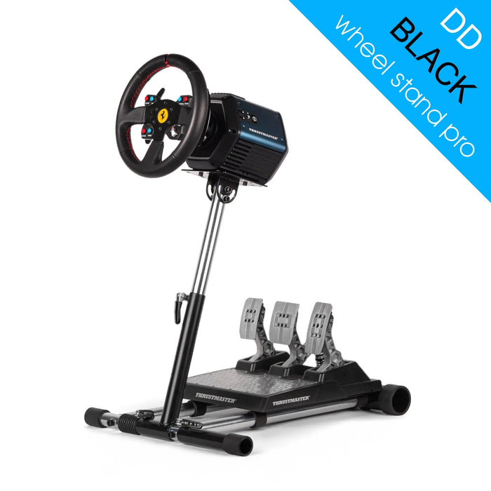 Wheel Stand Pro DD for Logitech, Fanatec, Moza Racing R9, R12 - BLACK Wheel Stand Pro