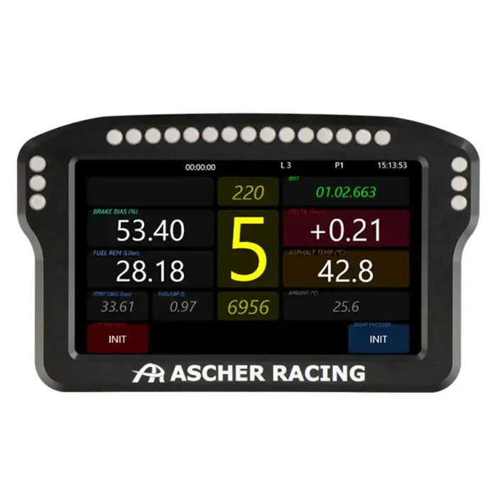 Ascher Racing Dashboard 4 Inch Data Display (DDU)