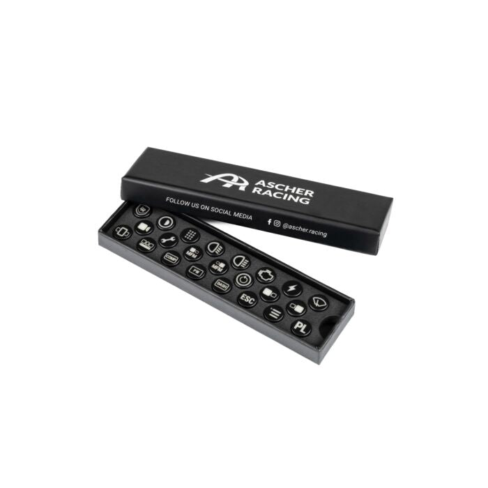 Ascher Racing Lovely Sim Racing Button Caps Ascher Racing Ascher Racing Steering wheel accessoires  Sim Race Webshop B.V.