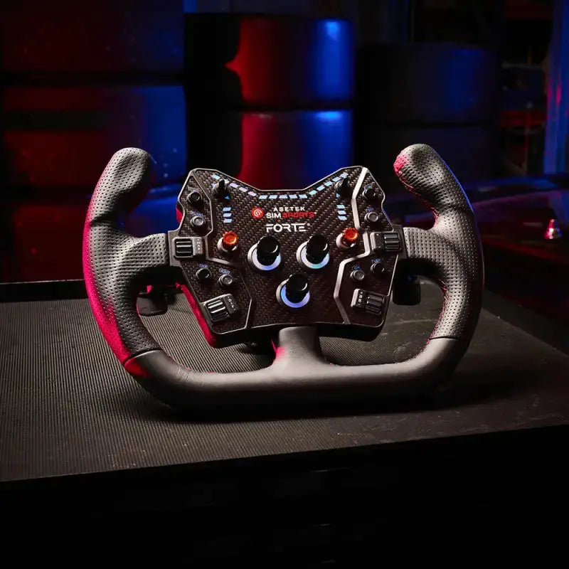 Asetek SimSports Forte GT Button Box (Black Aluminum) - Button Box