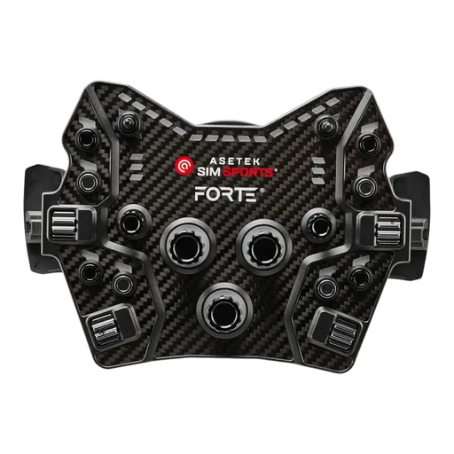 Asetek SimSports Forte GT Button Box (Black Aluminum) Button Box