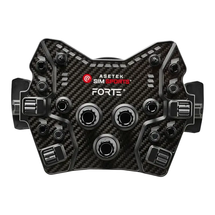 Asetek SimSports Forte GT Button Box (Black Aluminum) Button Box