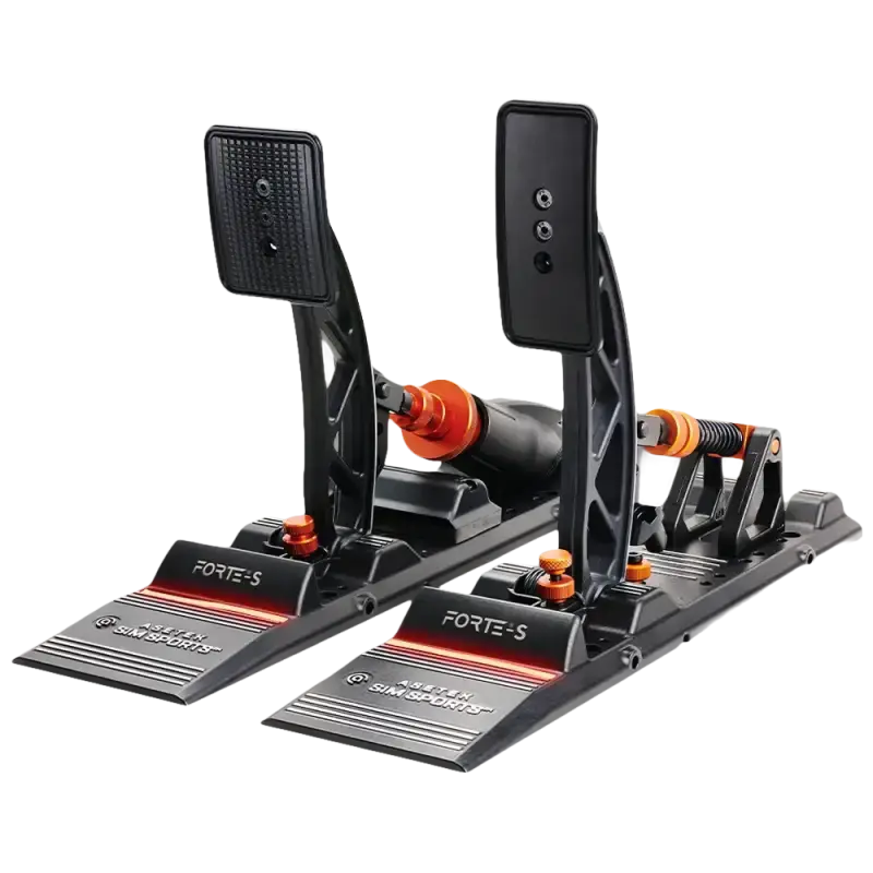 asetek pedals review Asetek SimSports Forte S Series Throttle and Brake Pedals