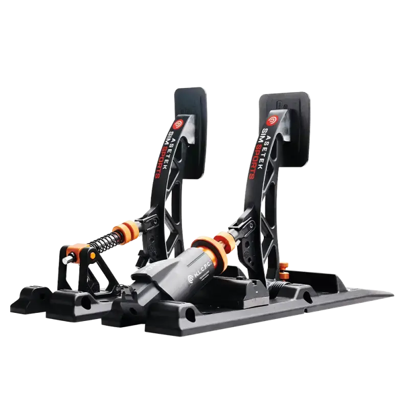ASETEK FORTE S SERIES THROTTLE AND BRAKE PEDALS - back view