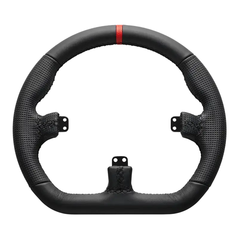 Asetek SimSports GT Closed D Black Leather Rim - Steering Rim