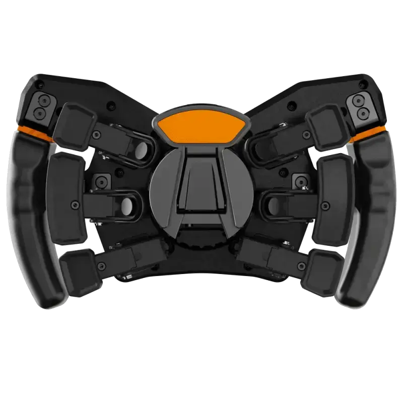 ASETEK Forte Formula Steering Wheel Magnetic Input Paddles - on wheel