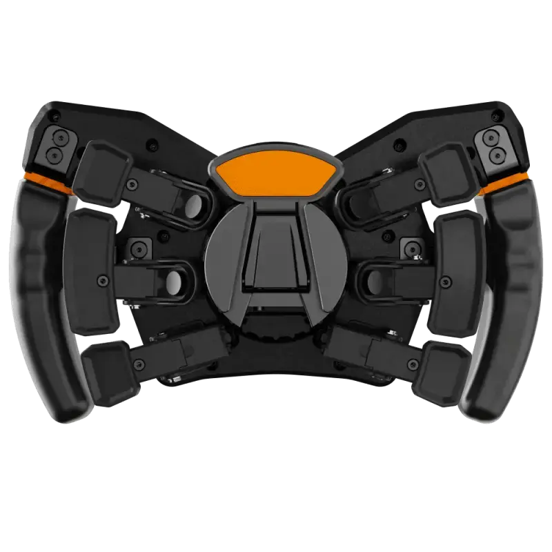 ASETEK Forte Formula Steering Wheel Clutch Paddles - on wheel