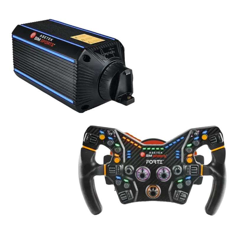 Base de rueda Asetek SimSports Invicta (27nm) + Forte — Sim Race ...