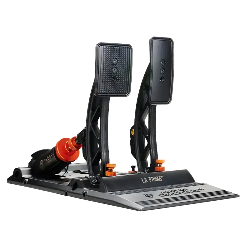 Asetek SimSports La Prima Brake and Gas Pedal + Clutch - Sim Pedals